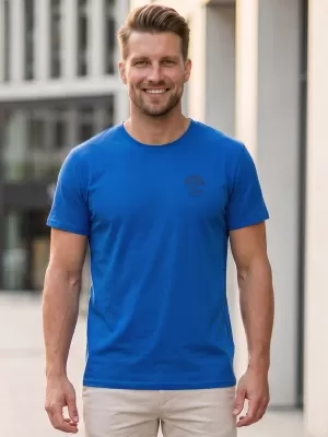 Herren-T-Shirt SAM 73 DIEGO MT 827 LEUCHTEND BLAU