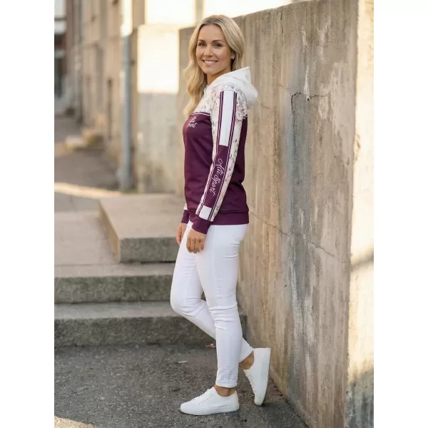  Premium-Sweatshirt für Damen ALTISPORT VOJ/ALW008MI01 BURGUND 