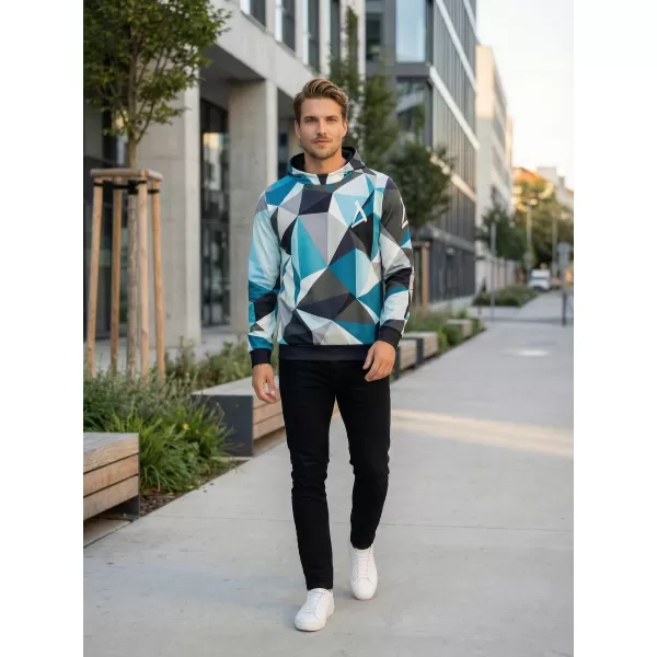  Premium-Sweatshirt für Herren ALTISPORT VOJ/ALM007MI01 BLAU GRAU 