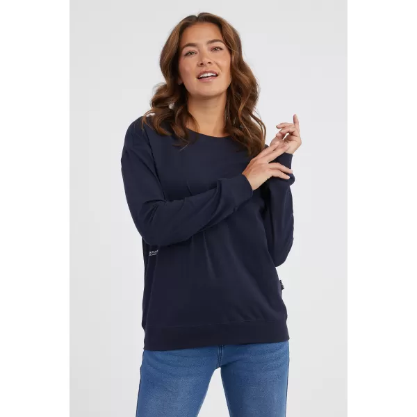  Damen-T-Shirt mit langen Ärmeln SAM 73 SHARMA WT 892 DUNKELBLAU 