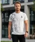 Premium-T-Shirt für Herren ALTISPORT VOJ/ALM004TR01 WEIß