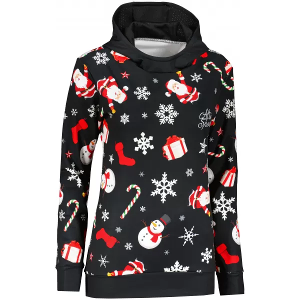  Premium-Sweatshirt für Damen ALTISPORT VOJ/ALWVN1MI01 SCHWARZ 