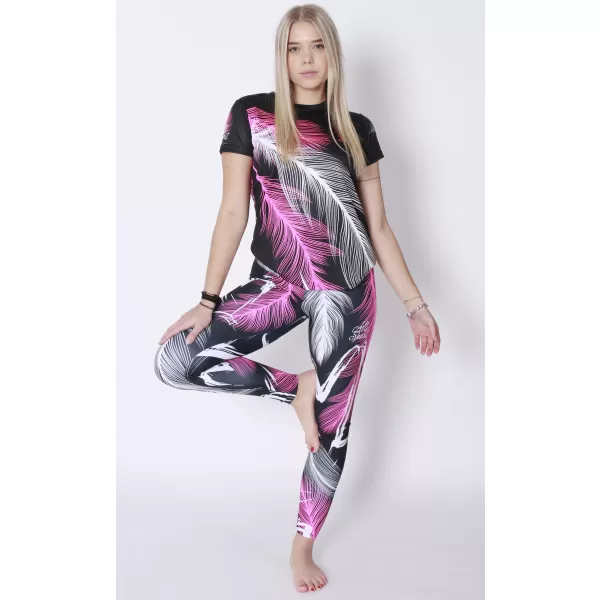  Hochwertiges Funktions-T-Shirt für Damen ALTISPORT VOJ/ALW001TR01 SCHWARZ/HELLROSA 