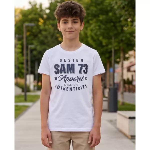  T-Shirt für Jungen SAM 73 JANSON KT 504 WEIß 