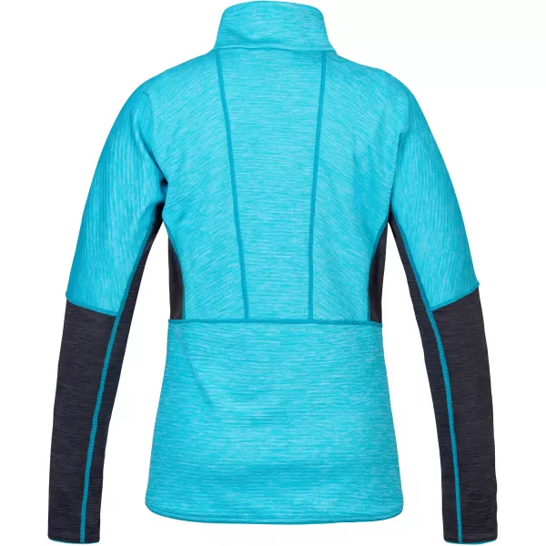  Damen-Sweatshirt HANNAH MEDA KLARWASSER/ANTHRAZITMEL 