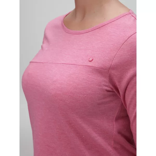  Damen-T-Shirt LOAP BAVAXA CLW23147 ROSA 