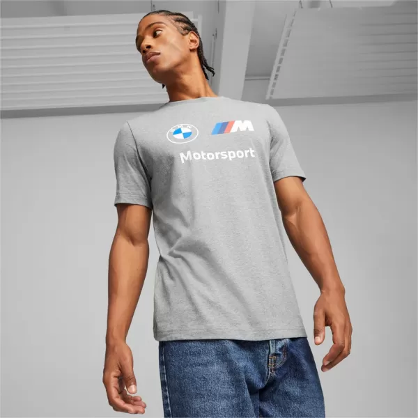  Herren-T-Shirt PUMA BMW MMS ESS LOGO TEE 621314-03 GRAU 