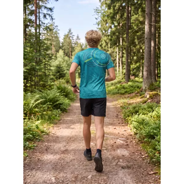  Premium-T-Shirt für Herren ALTISPORT VOJ/ALM003TR01 KEROSIN 