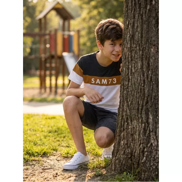  T-Shirt für Jungen SAM 73 KALLAN KT 503 WEIß 