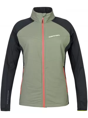 Damen-Sweatshirt HANNAH MAKANA GEBRANNTES OLIV/ANTHRAZIT