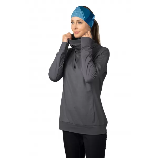  Damen-Sweatshirt HANNAH TAURA ASPHALT MEL 