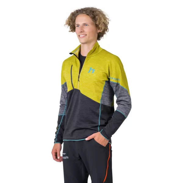  Herren-Sweatshirt HANNAH NIRO HZ CITRONELLE/ANTHRAZITMEL 