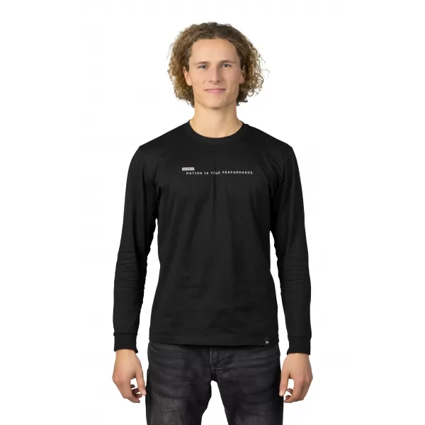  Herren-T-Shirt mit langen Ärmeln HANNAH KIRK ANTHRAZIT 
