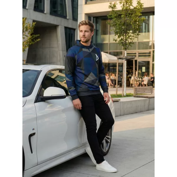  Premium-Sweatshirt für Herren ALTISPORT VOJ/ALM007MI01 DUNKELBLAU 