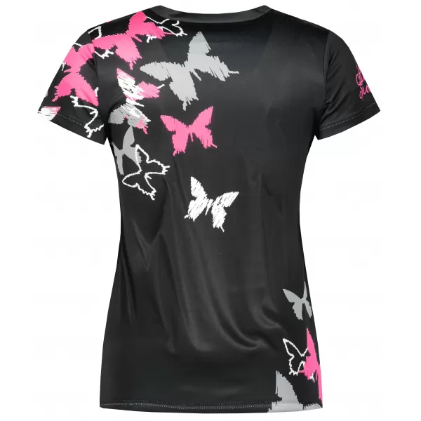  Hochwertiges Funktions-T-Shirt für Damen ALTISPORT VOJ/ALW002TR01 SCHWARZ ROSA 