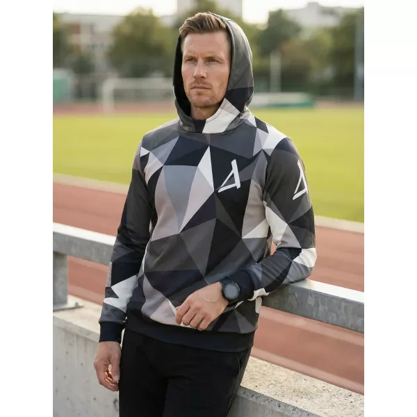  Premium-Sweatshirt für Herren ALTISPORT VOJ/ALM007MI01 GRAU 