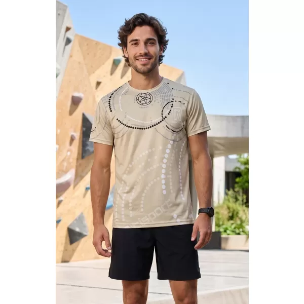  Premium-T-Shirt für Herren ALTISPORT VOJ/ALM003TR01 BRAUN 