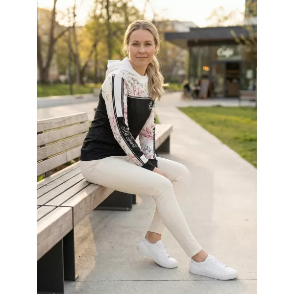  Premium-Sweatshirt für Damen ALTISPORT VOJ/ALW008MI01 SCHWARZ 