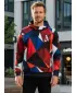 Premium-Sweatshirt für Herren ALTISPORT VOJ/ALM007MI01 MARINEBLAU/ROT