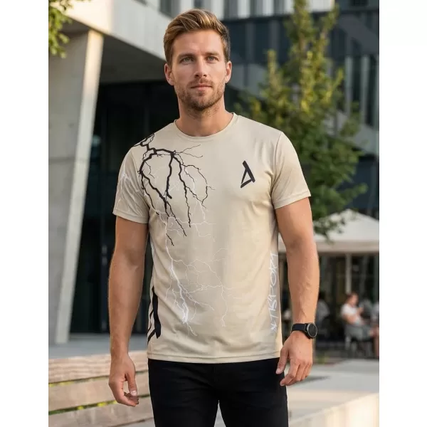  Premium-T-Shirt für Herren ALTISPORT VOJ/ALM004TR01 BRAUN 