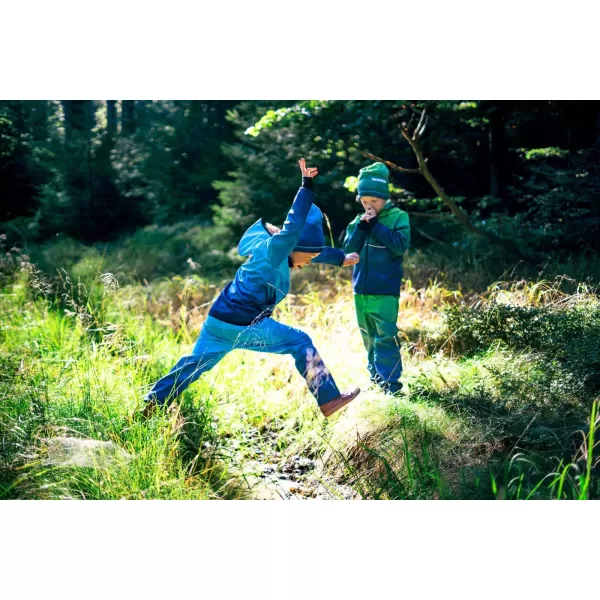  Baby Softshell Hosen WAMU MOZAIKA BLAU 