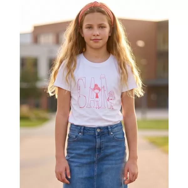  Mädchen-T-Shirt SAM 73 IELENIA KT 506 WEIß 