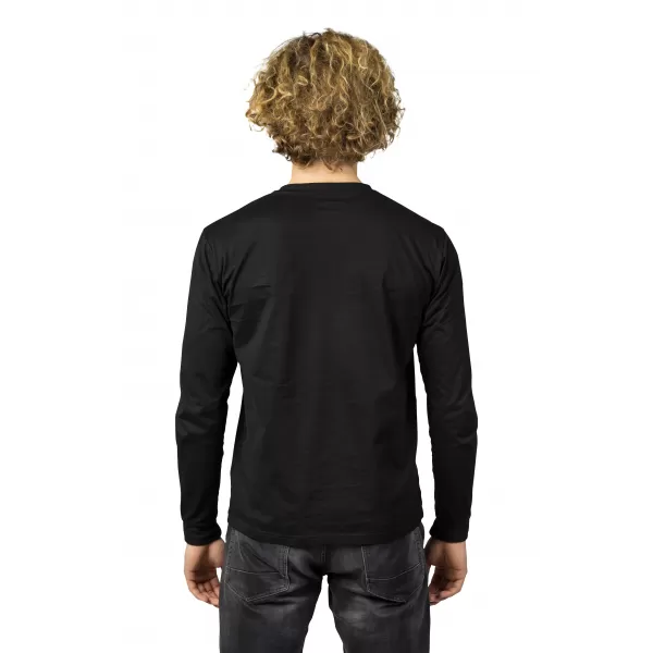  Herren-T-Shirt mit langen Ärmeln HANNAH KIRK ANTHRAZIT 
