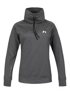 Damen-Sweatshirt HANNAH TAURA ASPHALT MEL