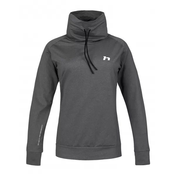  Damen-Sweatshirt HANNAH TAURA ASPHALT MEL 