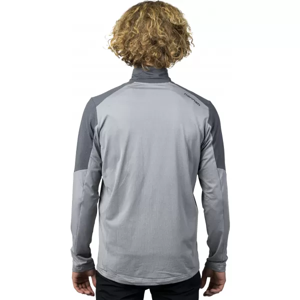  Herren-Sweatshirt HANNAH ENGE RUHIGES GRAUMEL/ASPHALTMEL 