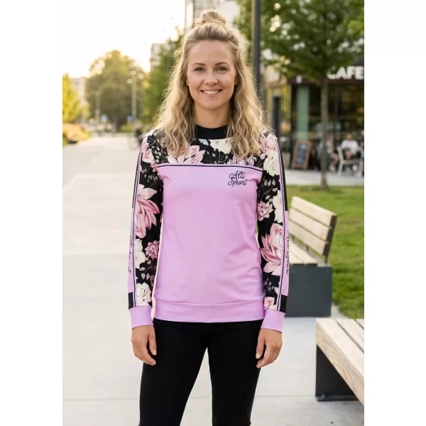  Premium-Sweatshirt für Damen ALTISPORT VOJ/ALW008MI01 HELL-PINK 