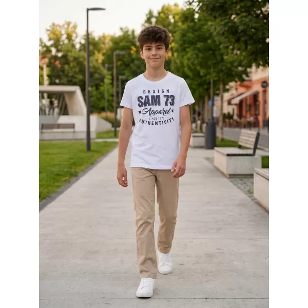  T-Shirt für Jungen SAM 73 JANSON KT 504 WEIß 