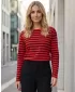 Damen-T-Shirt mit langen Ärmeln SAM 73 PRUDENCE WT 893 ROT