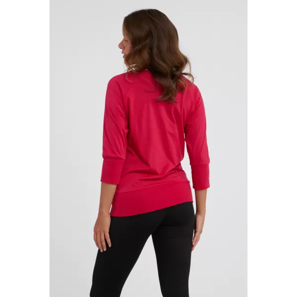  Damen-T-Shirt mit 3/4-Ärmeln SAM 73 SELMA WT 896 DUNKELROSA 
