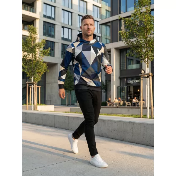  Premium-Sweatshirt für Herren ALTISPORT VOJ/ALM007MI01 MARINEBLAU/BRAUN 