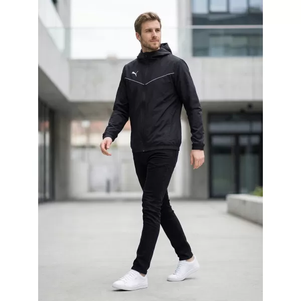  Herrenjacke PUMA TEAMRISE ALL WEATHER JACKET 657396-03 SCHWARZ 