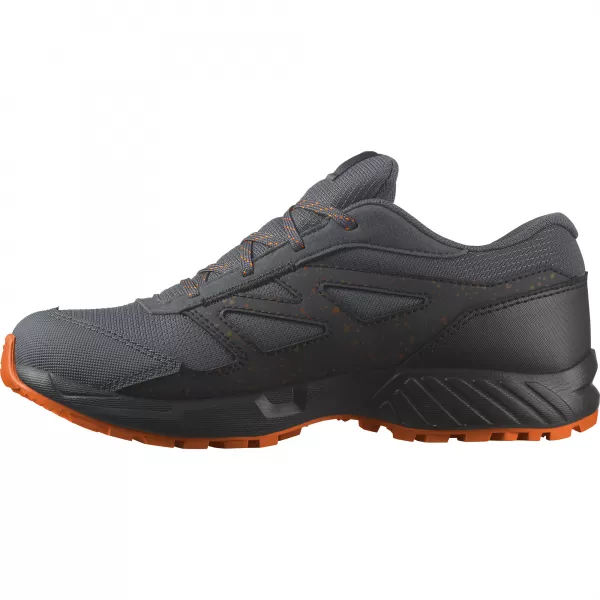  Kinderschuhe SALOMON OUTWAY CSWP JUNIOR L47282800 EBENHOLZ/SCHWARZ/SCHOCKIERENDES ORANGE 