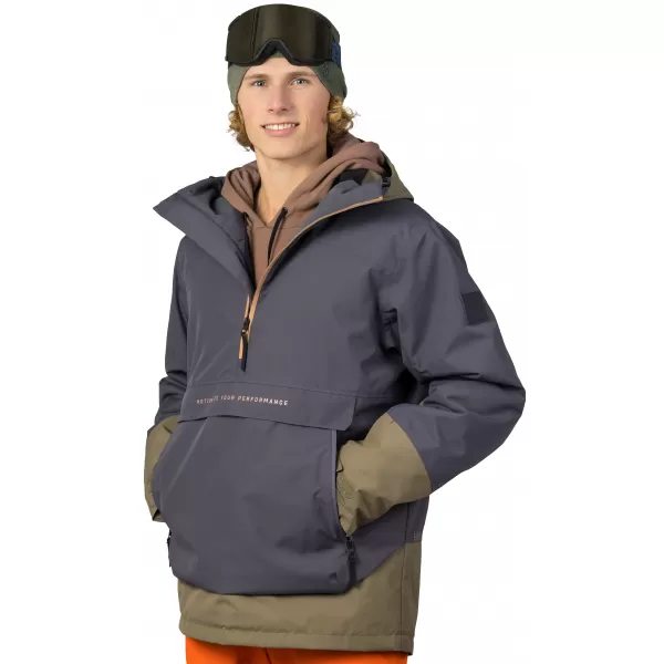  Herrenjacke HANNAH PATTY FD ASPHALT/VERBRANNTE OLIVE 