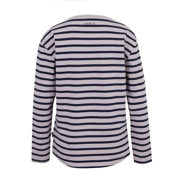  Damen-T-Shirt mit langen Ärmeln SAM 73 PRUDENCE WT 893 ALTE ROSE 
