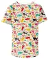 Kurz -schwaches t -Shirt WAMU KOČIČÍ LOUKA WEIß/FARBIGER