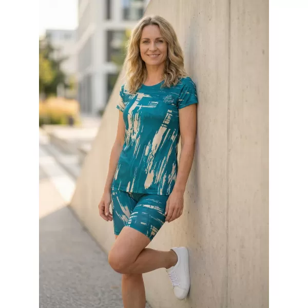  Hochwertiges Funktions-T-Shirt für Damen ALTISPORT VOJ/ALW010TR01 KEROSIN/BLAU 