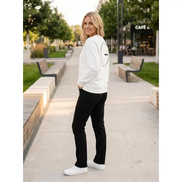  Damen-Sweatshirt SAM 73 AMBER WM 778 CREMEFARBEN 