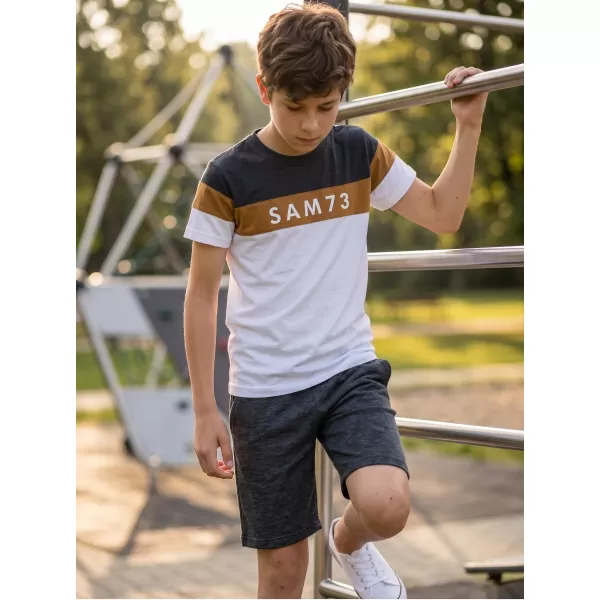  T-Shirt für Jungen SAM 73 KALLAN KT 503 WEIß 