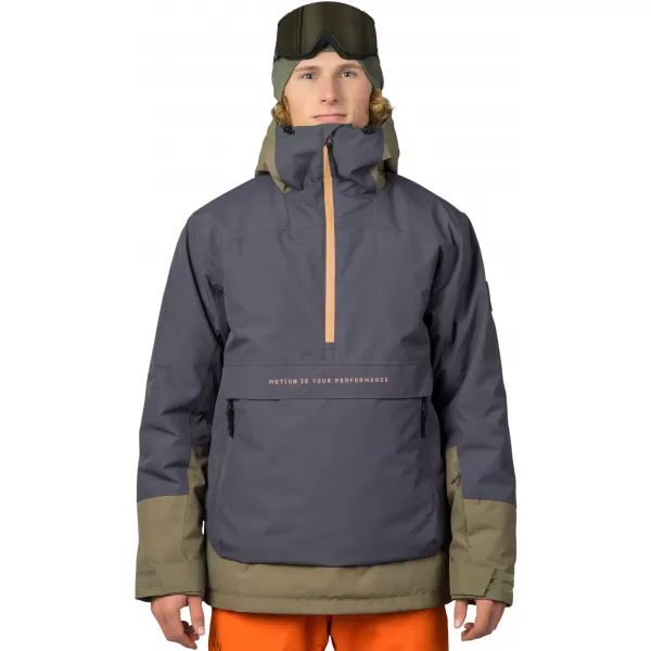  Herrenjacke HANNAH PATTY FD ASPHALT/VERBRANNTE OLIVE 