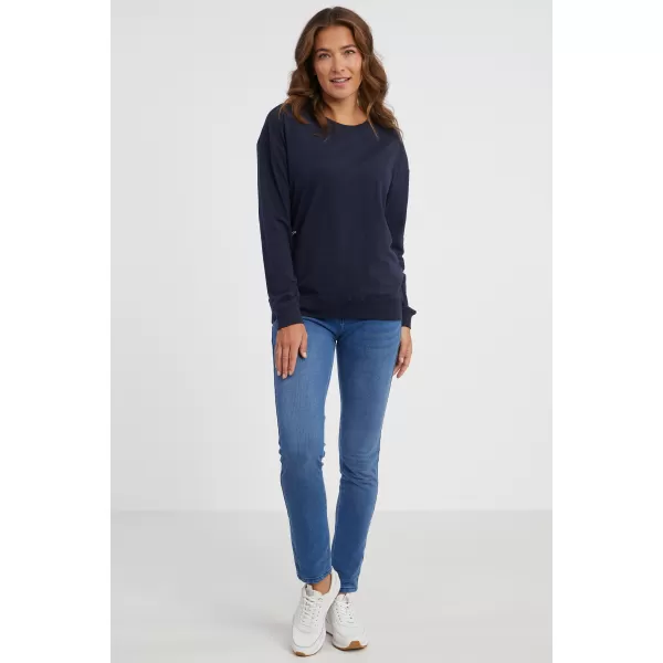  Damen-T-Shirt mit langen Ärmeln SAM 73 SHARMA WT 892 DUNKELBLAU 