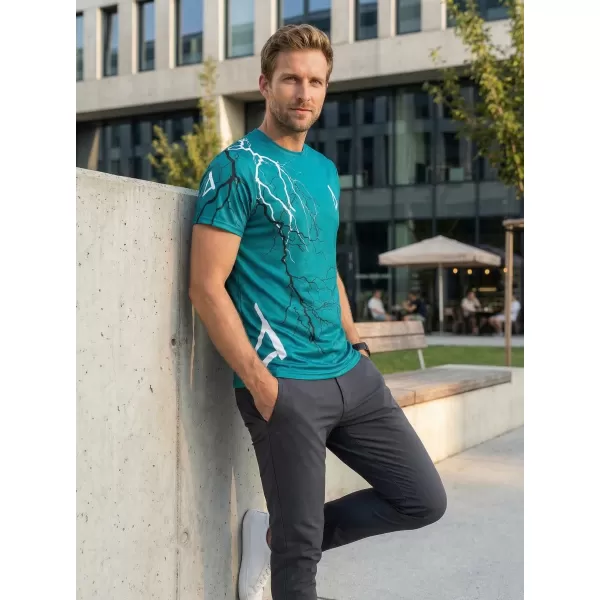  Premium-T-Shirt für Herren ALTISPORT VOJ/ALM004TR01 KEROSIN/WEIß 