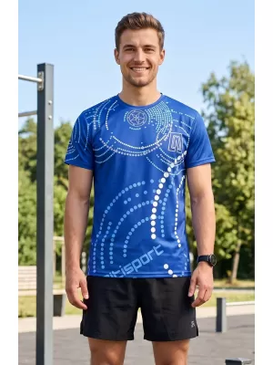 Premium-T-Shirt für Herren ALTISPORT VOJ/ALM003TR01 KÖNIGSBLAU