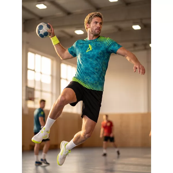  Hochwertiges Funktions-T-Shirt für Herren ALTISPORT VOJ/ALM005TR01 KEROSIN/GELB 