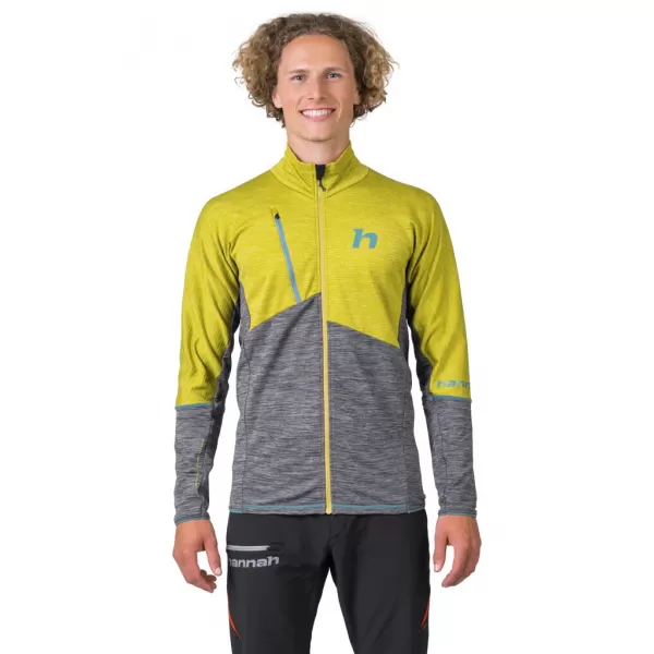  Herren-Sweatshirt HANNAH NIRO CITRONELLE/HELLGRAUMEL 