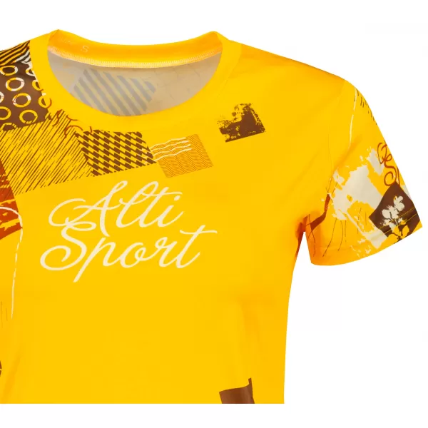  Hochwertiges Funktions-T-Shirt für Damen ALTISPORT VOJ/ALW009TR01 GELB 